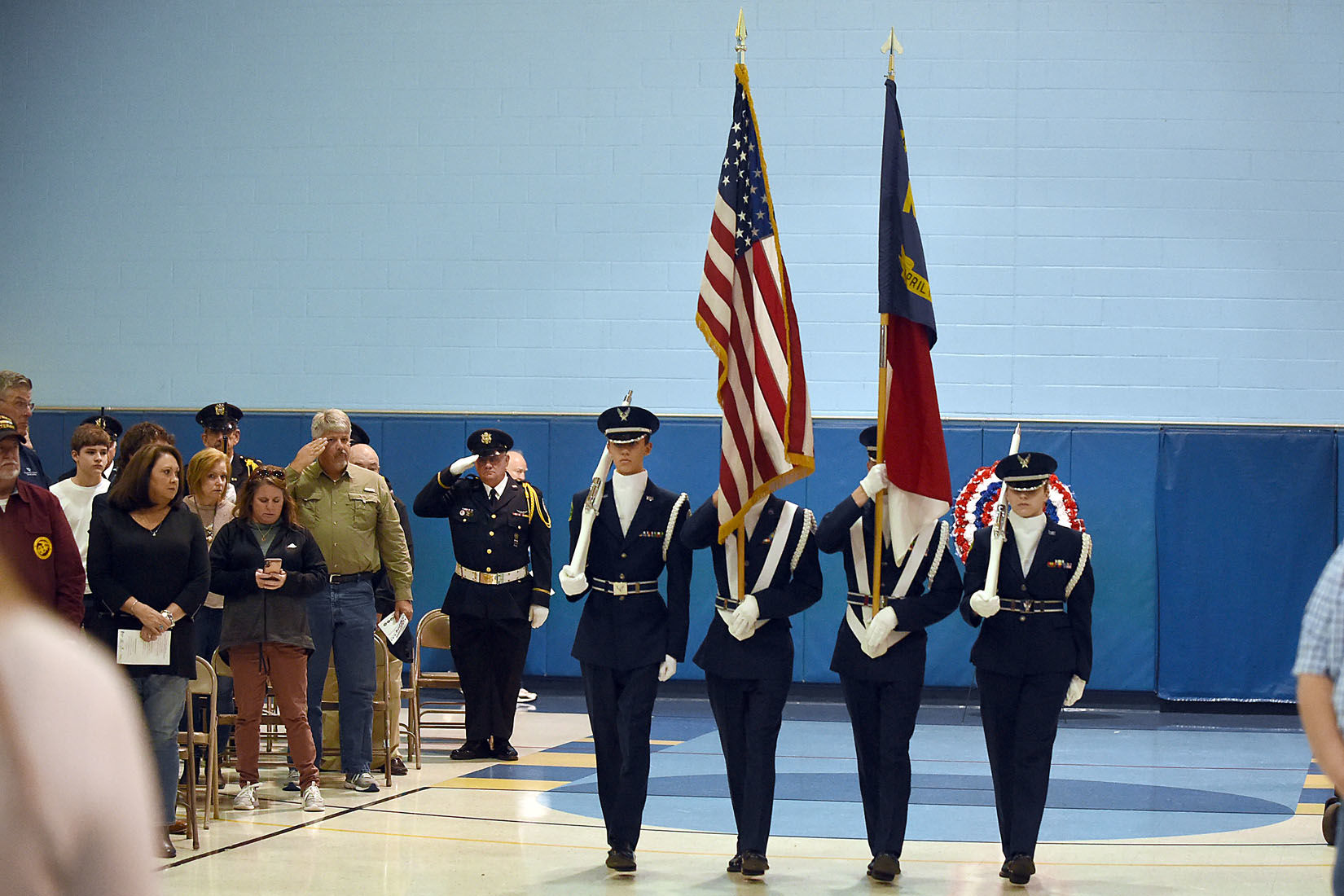 Veterans Day Ceremony at the Boys and Girls Club